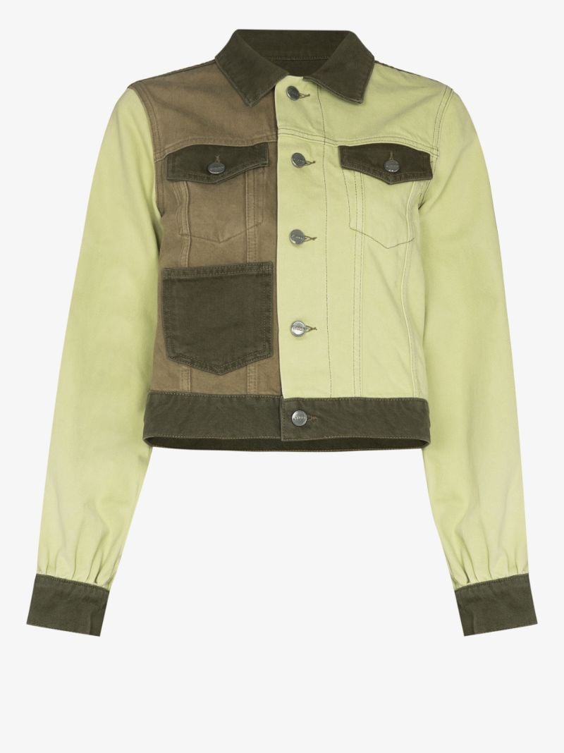 Colour Block Denim Jacket