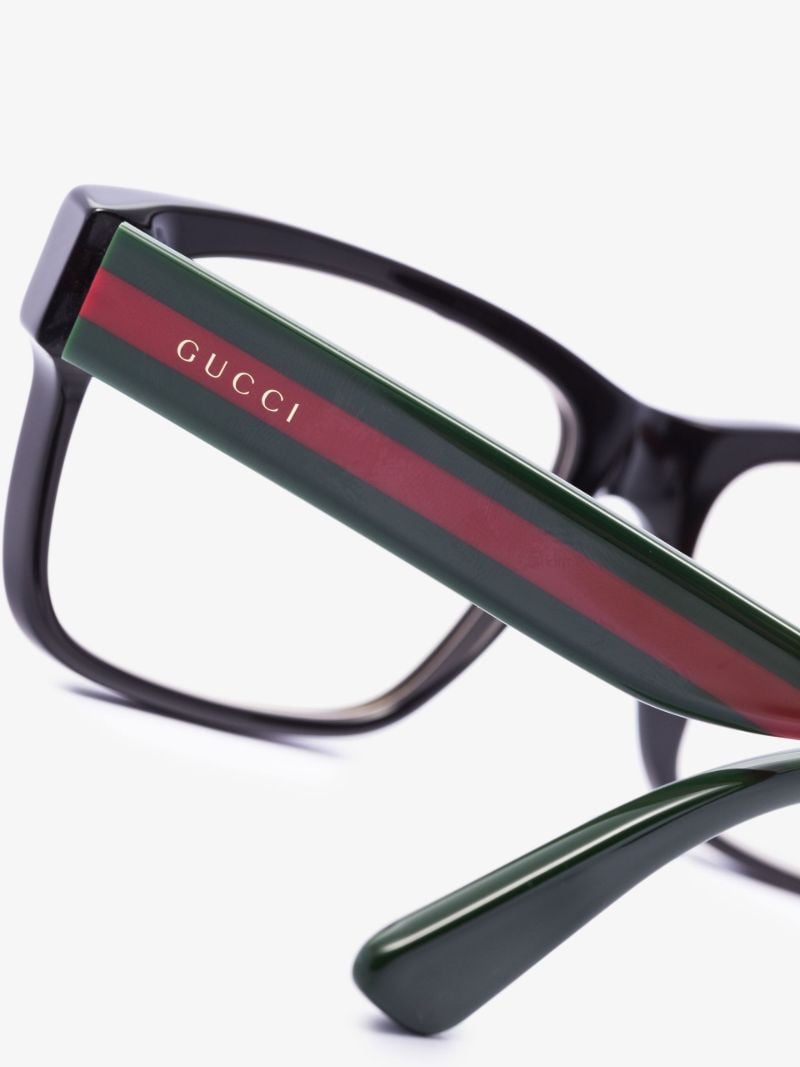 Black Rectangle Blue Light Optical Glasses