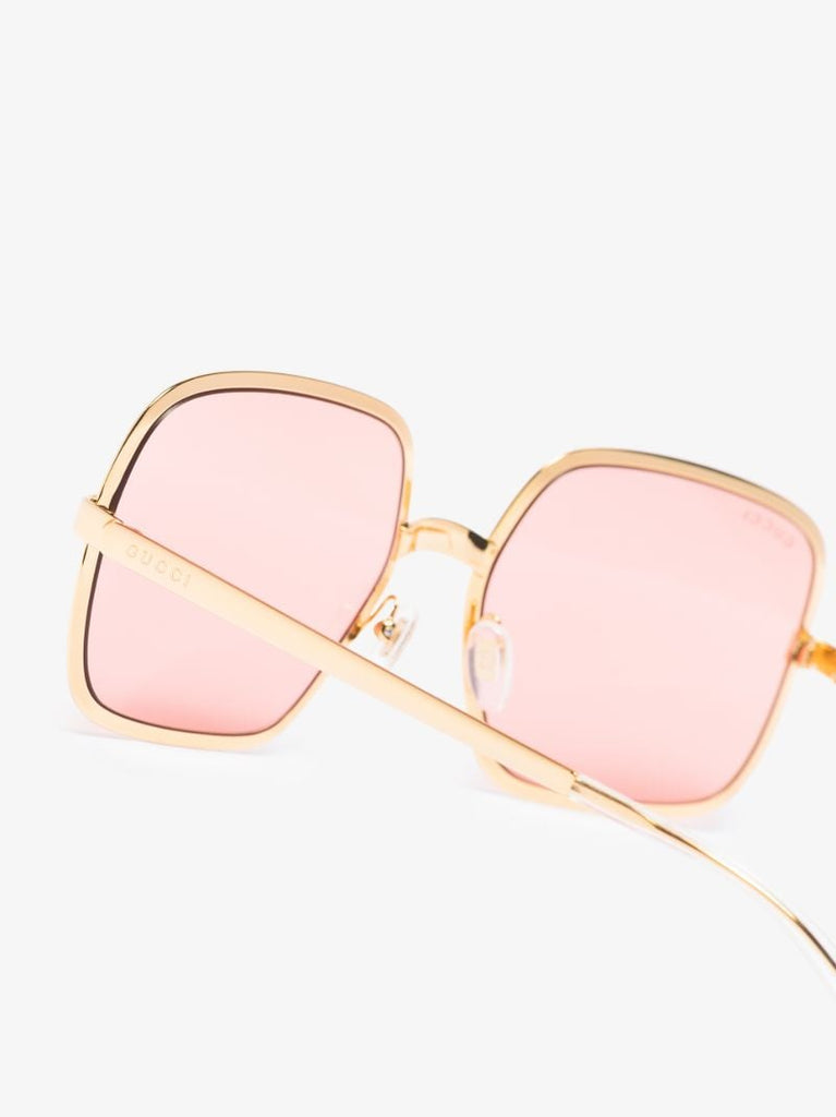 Red Square Frame Sunglasses