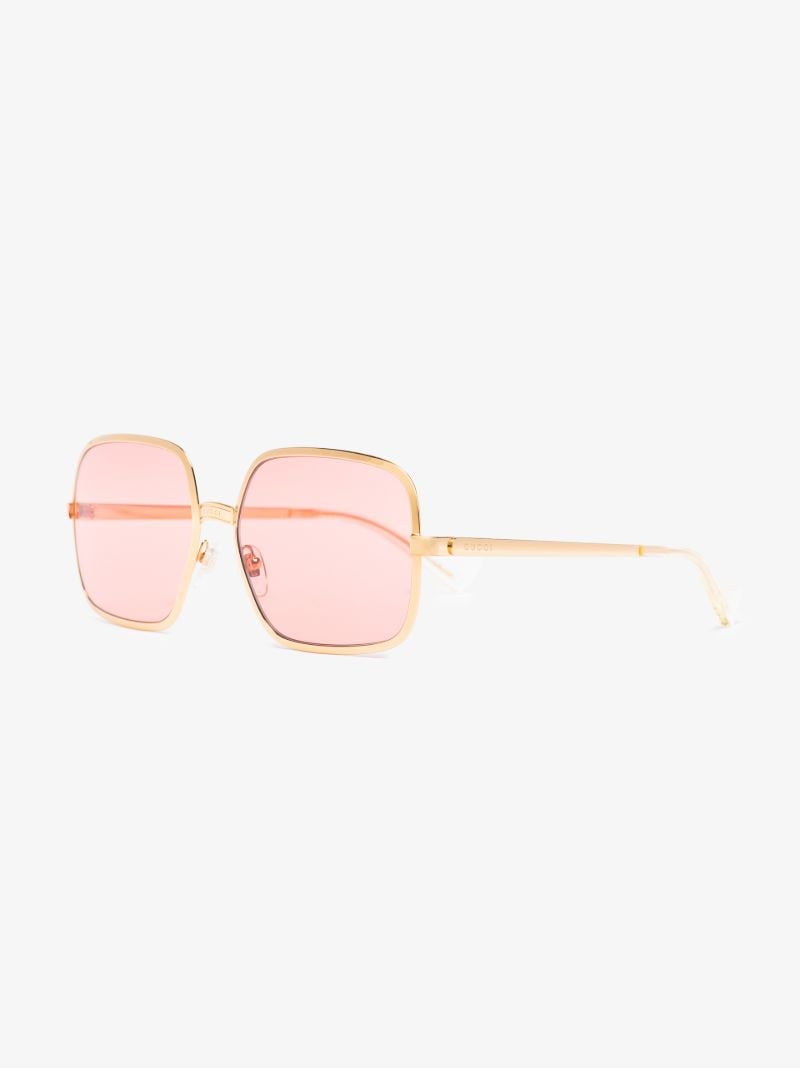 Red Square Frame Sunglasses