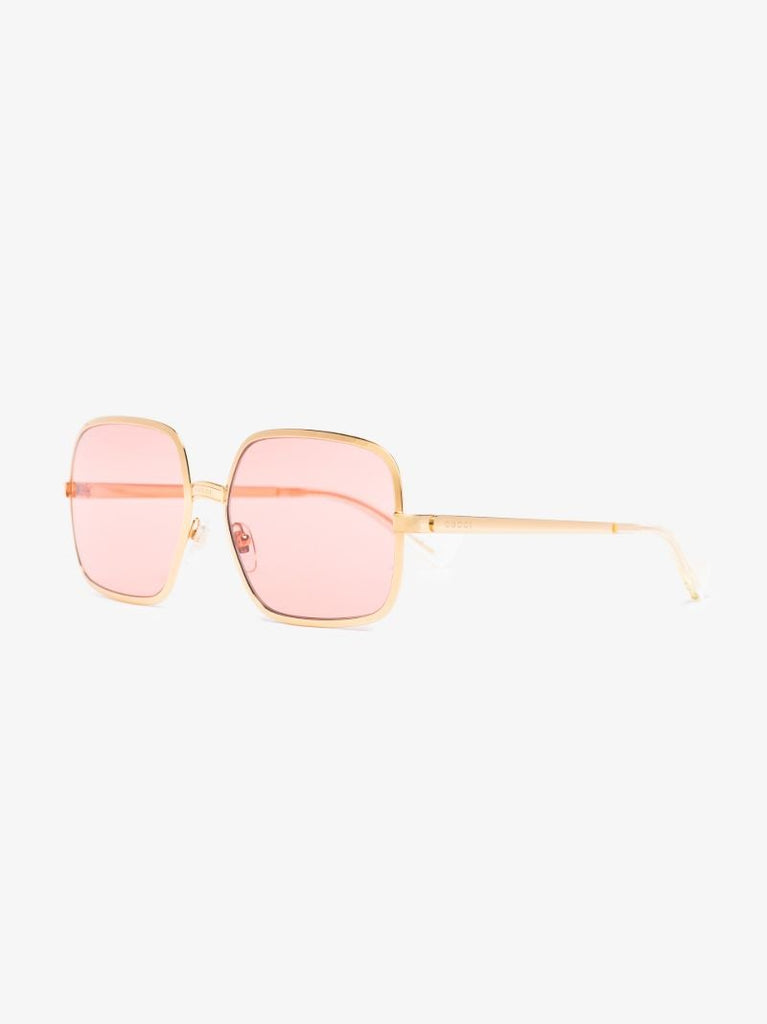 Red Square Frame Sunglasses