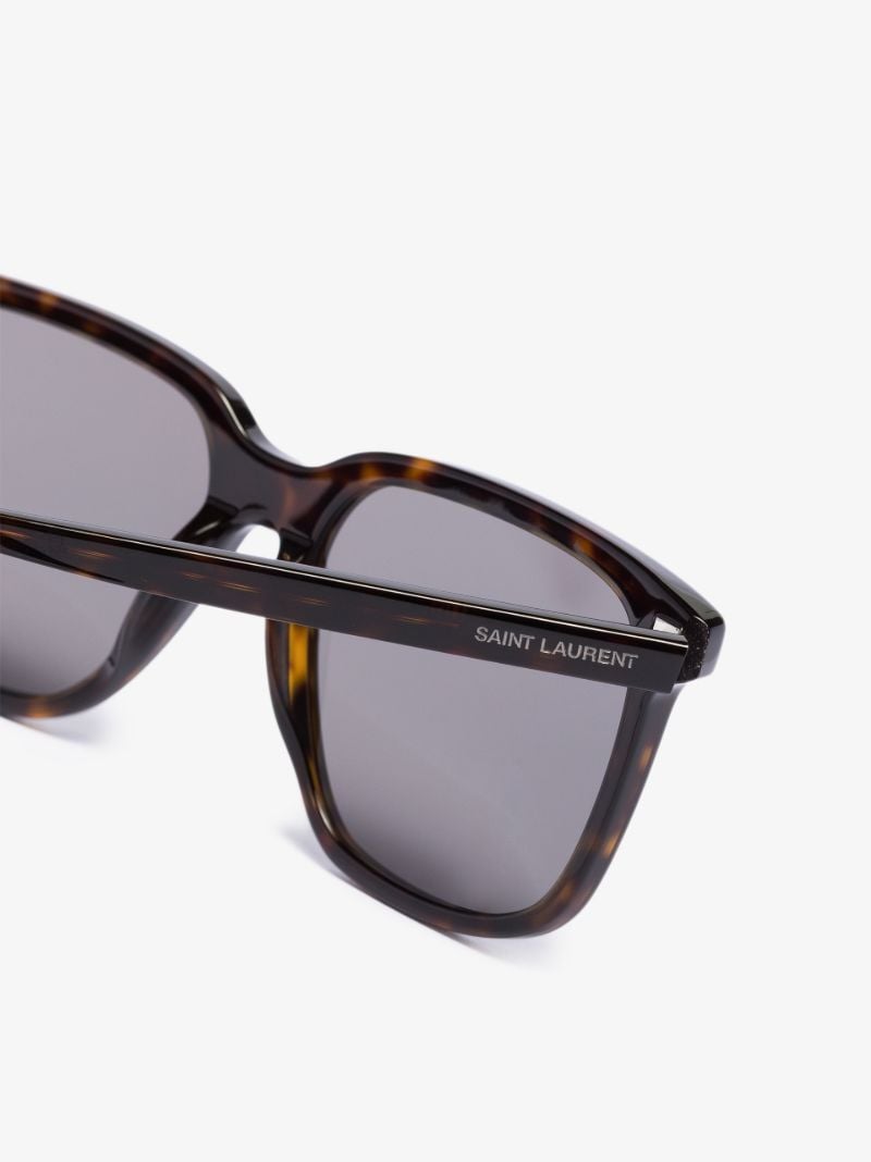 Brown Square Frame Sunglasses