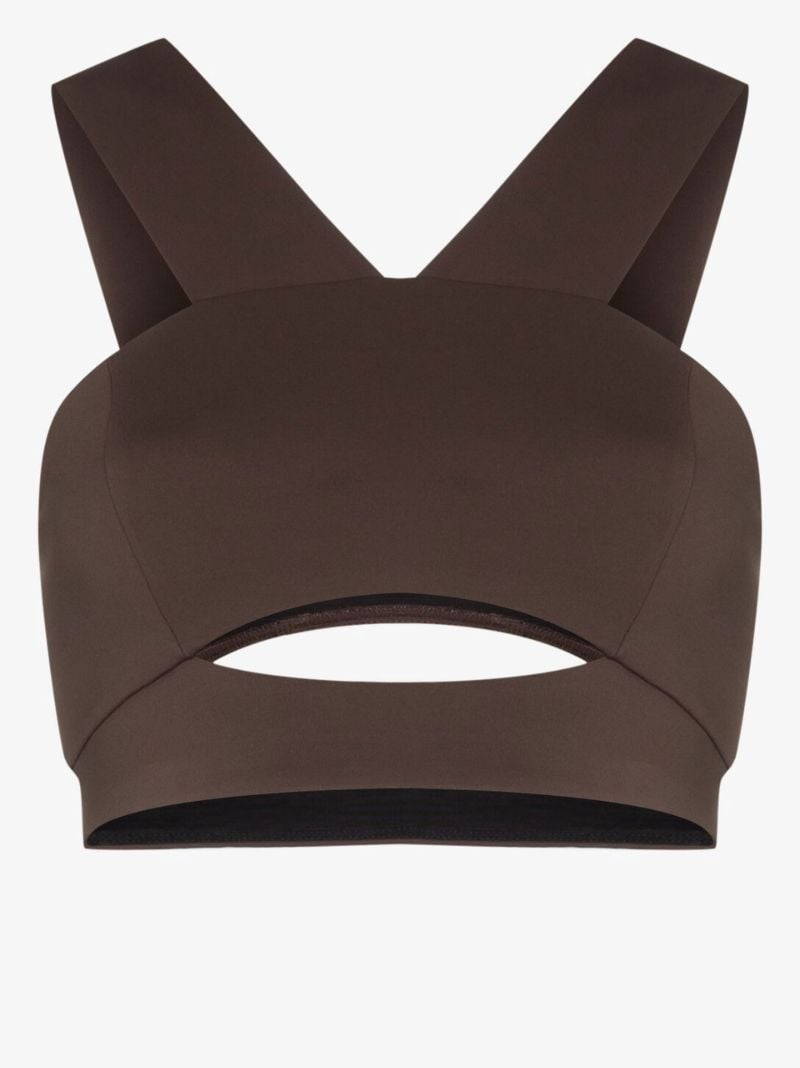 Throwback Cutout Sports Bra