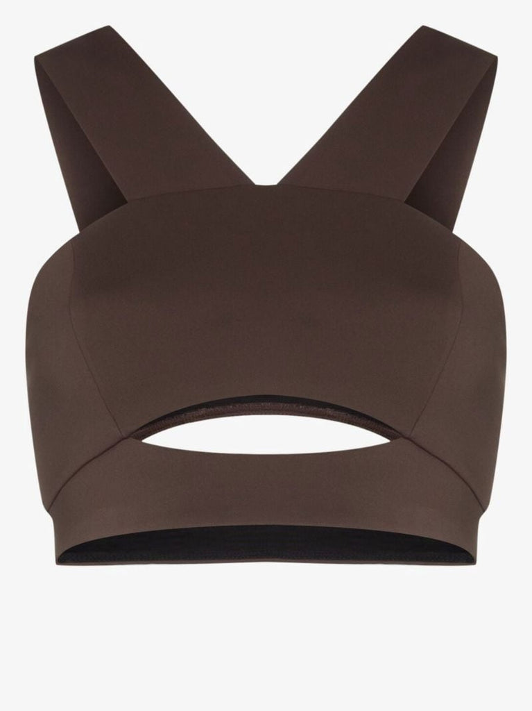 Throwback Cutout Sports Bra