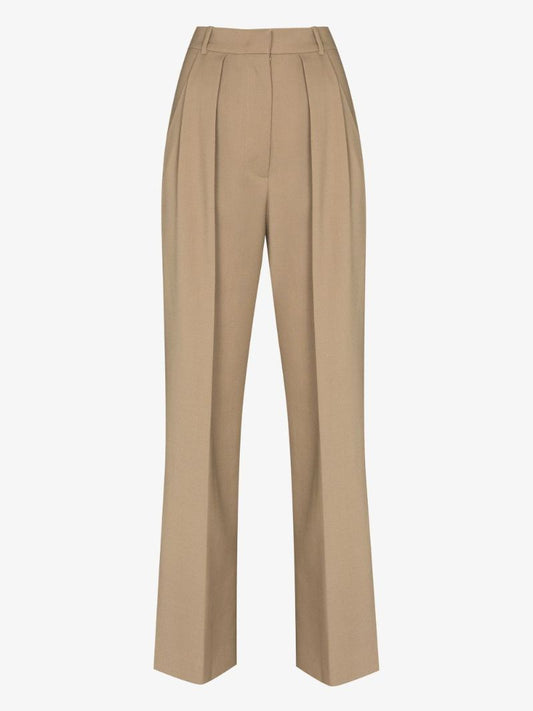 Pleated High Waist Trousers