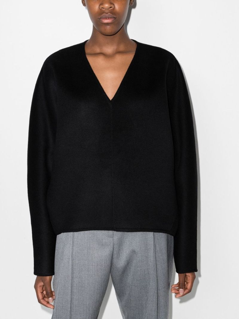 Cropped Wool Sweater