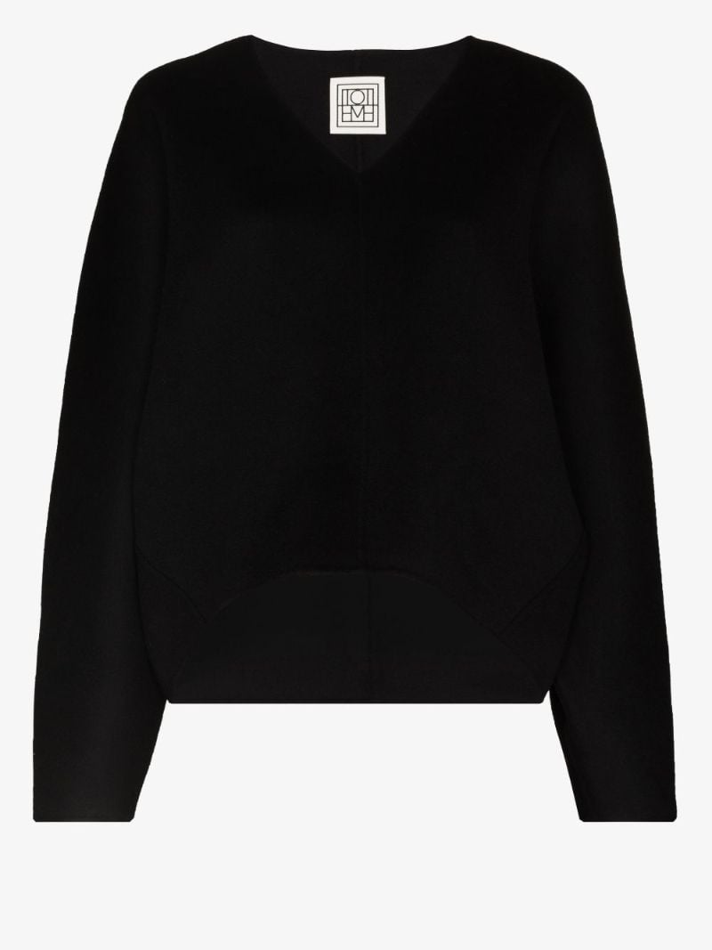 Cropped Wool Sweater