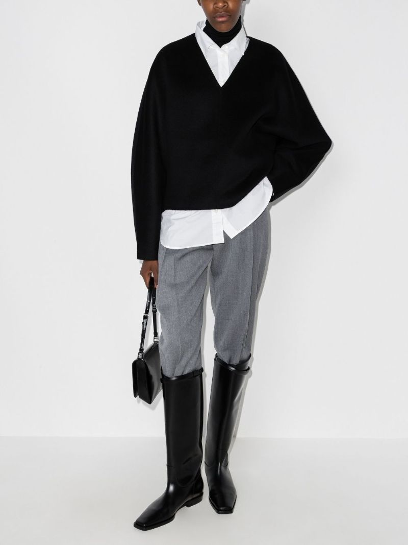 Cropped Wool Sweater