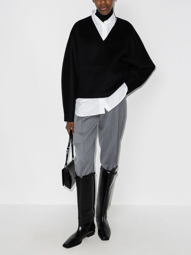 Cropped Wool Sweater
