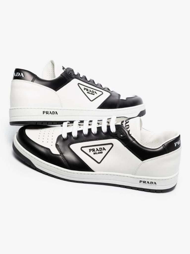 White District Low-top Leather Sneakers