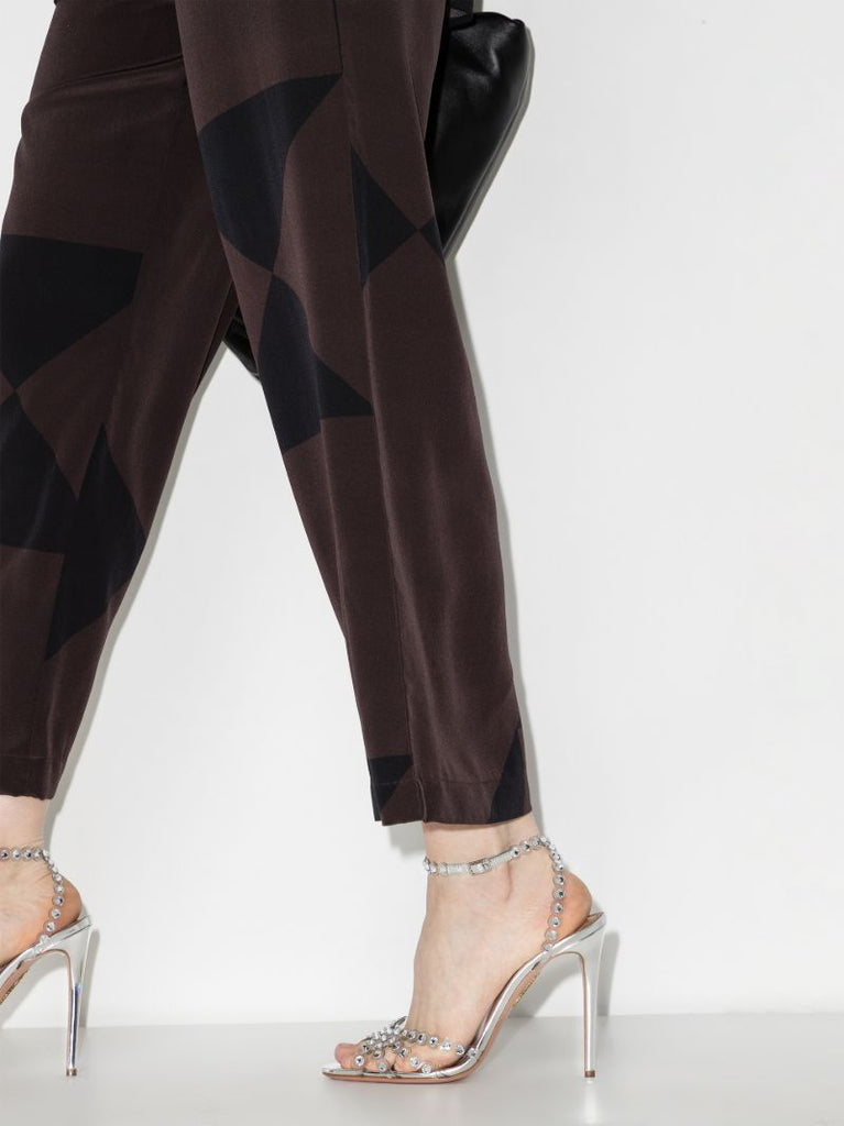 Silver Tequila 105 Leather Sandals