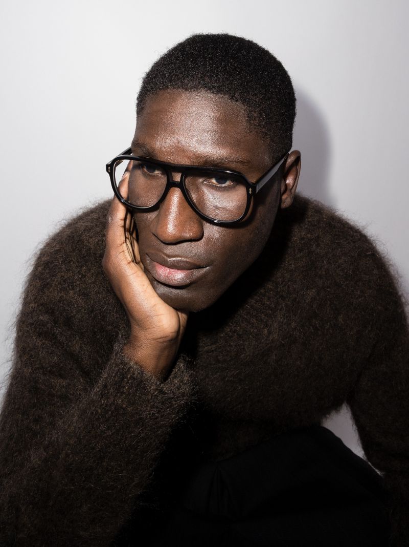 Black Pilot-frame Optical Glasses