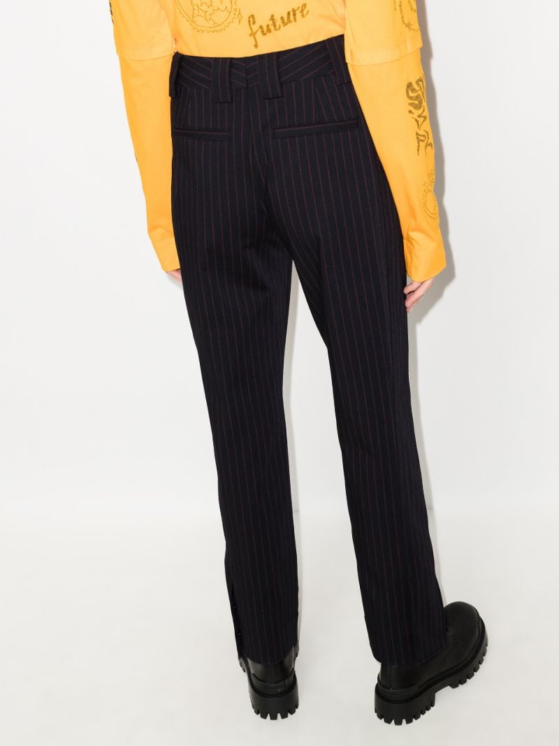 Pinstripe Slim Fit Trousers