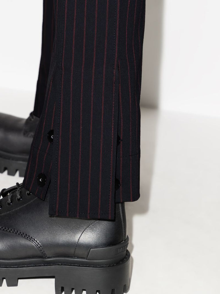 Pinstripe Slim Fit Trousers