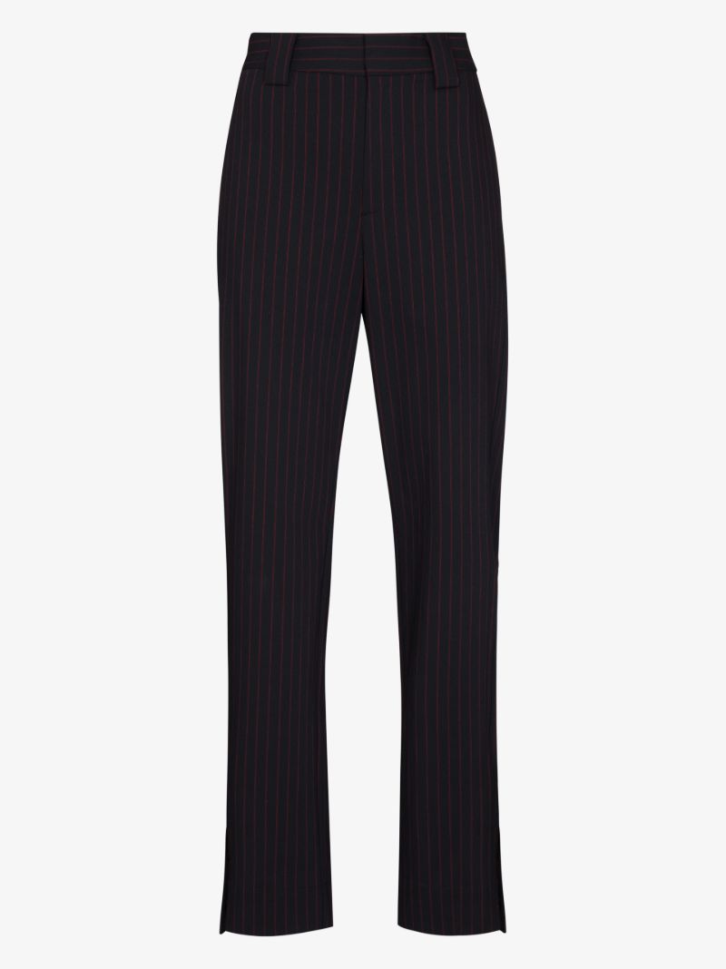 Pinstripe Slim Fit Trousers