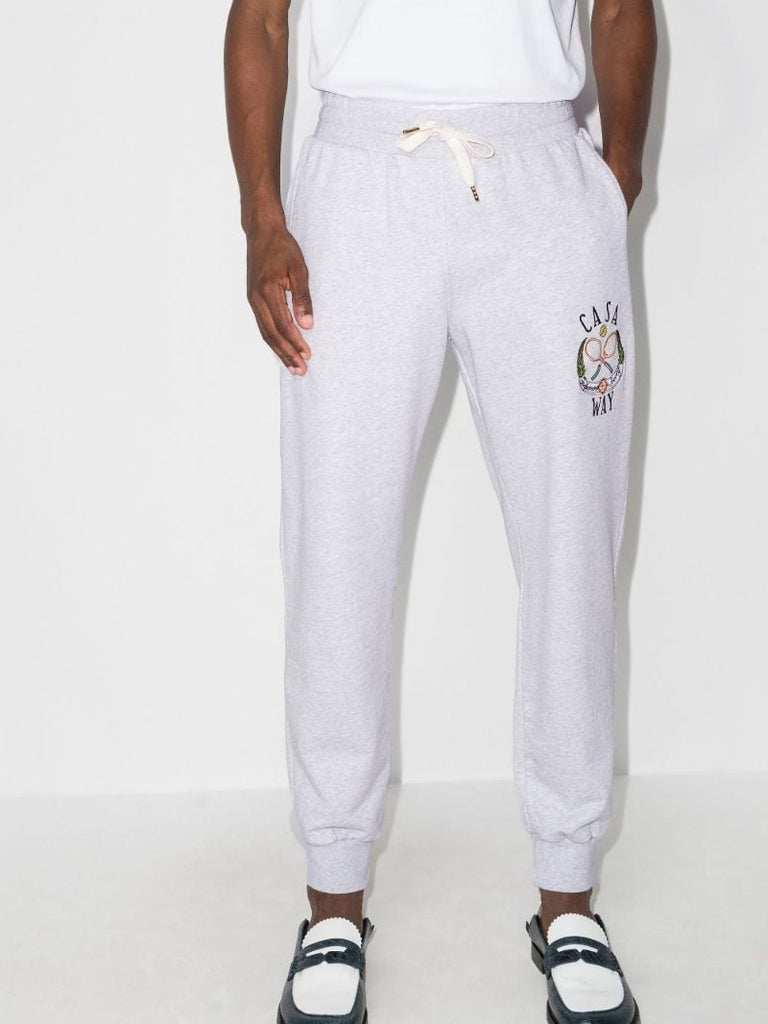 Tennis Club Embroidered Track Pants