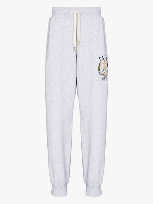 Tennis Club Embroidered Track Pants