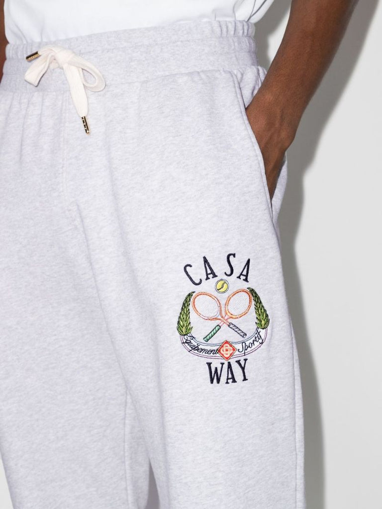 Tennis Club Embroidered Track Pants