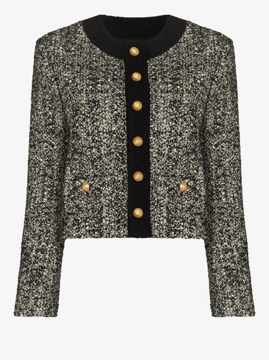 Cropped BouclÃ_x0083_Â© Tweed Jacket