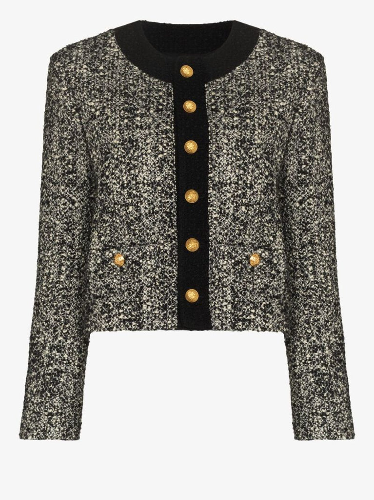 Cropped BouclÃ_x0083_Â© Tweed Jacket