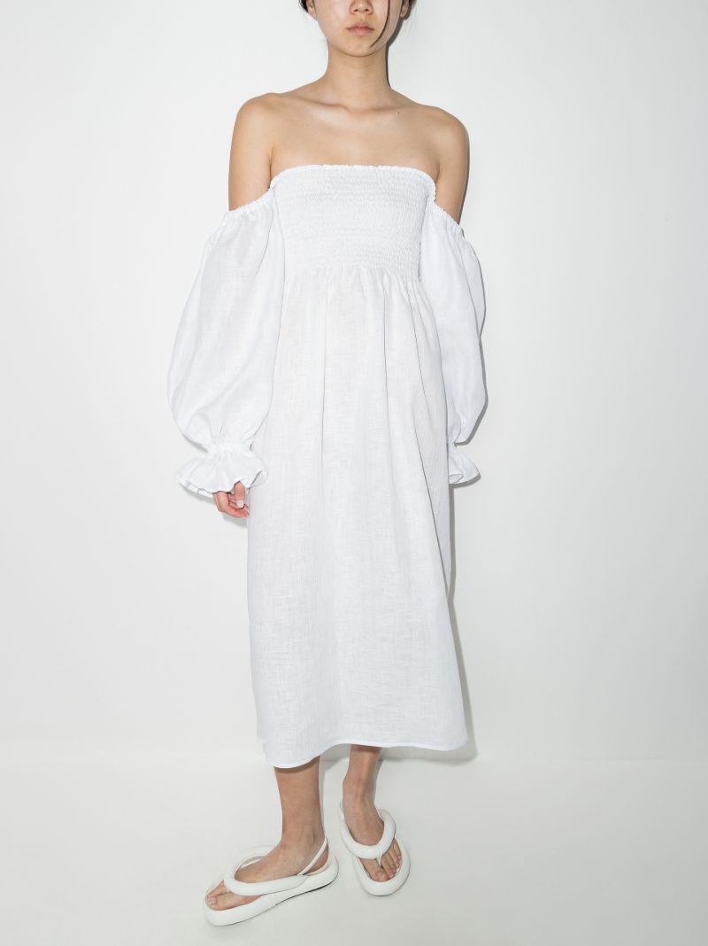 Atlanta Linen Midi Dress