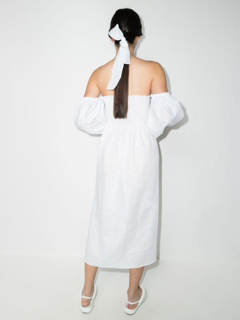 Atlanta Linen Midi Dress
