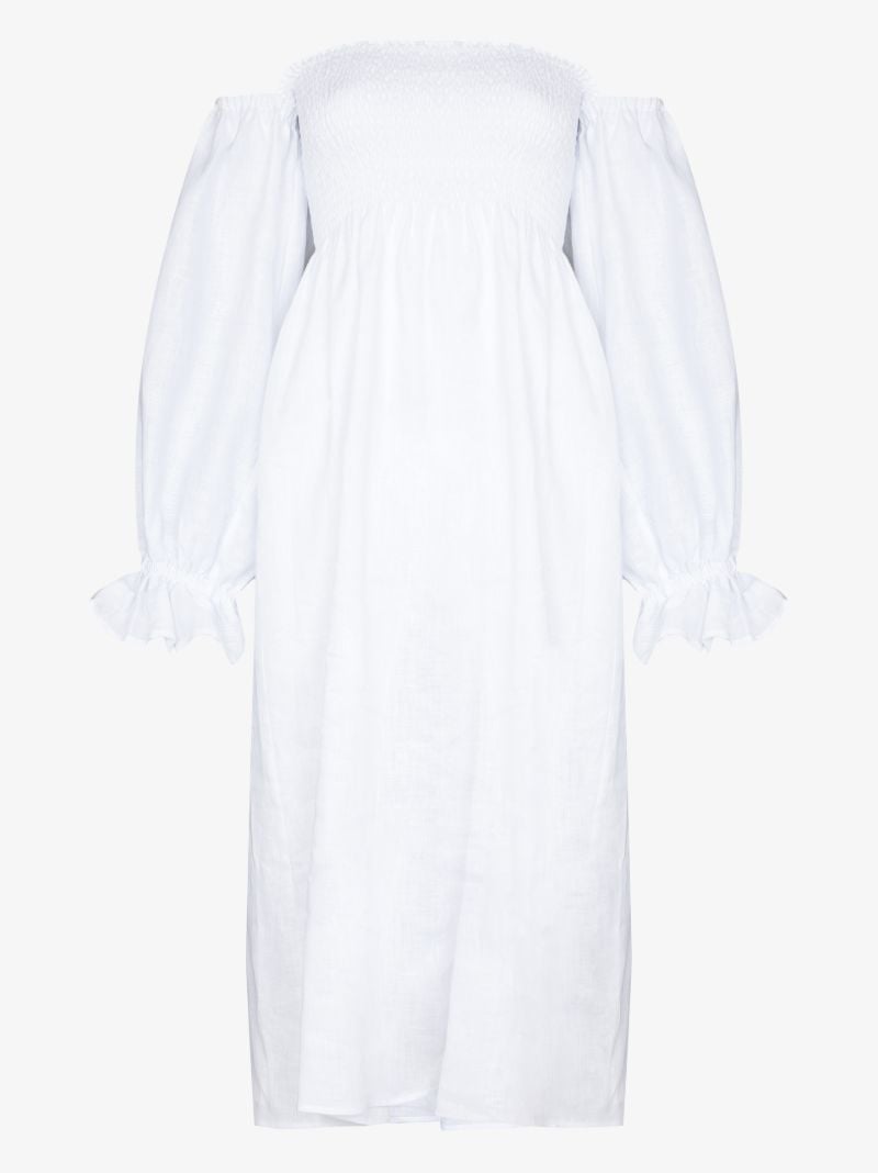 Atlanta Linen Midi Dress