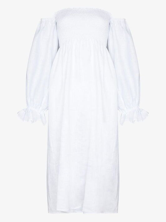 Atlanta Linen Midi Dress