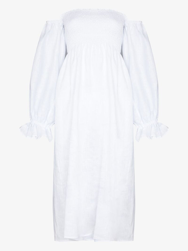 Atlanta Linen Midi Dress