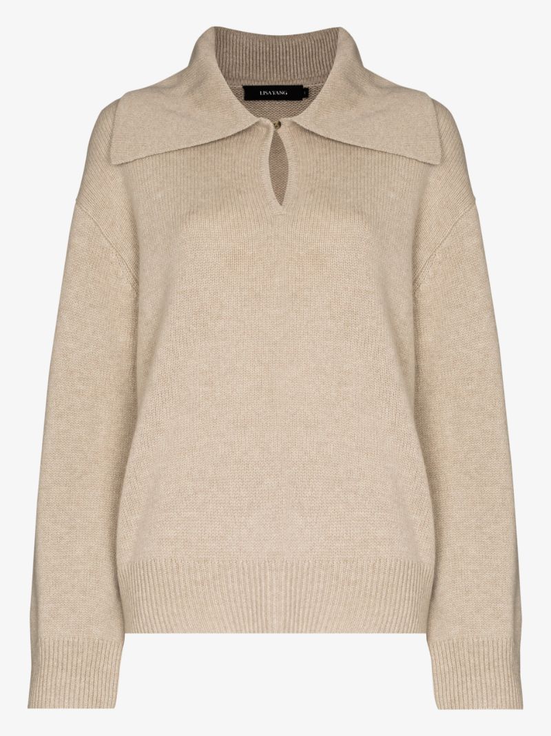 Dorothy Collared Cashmere Sweater