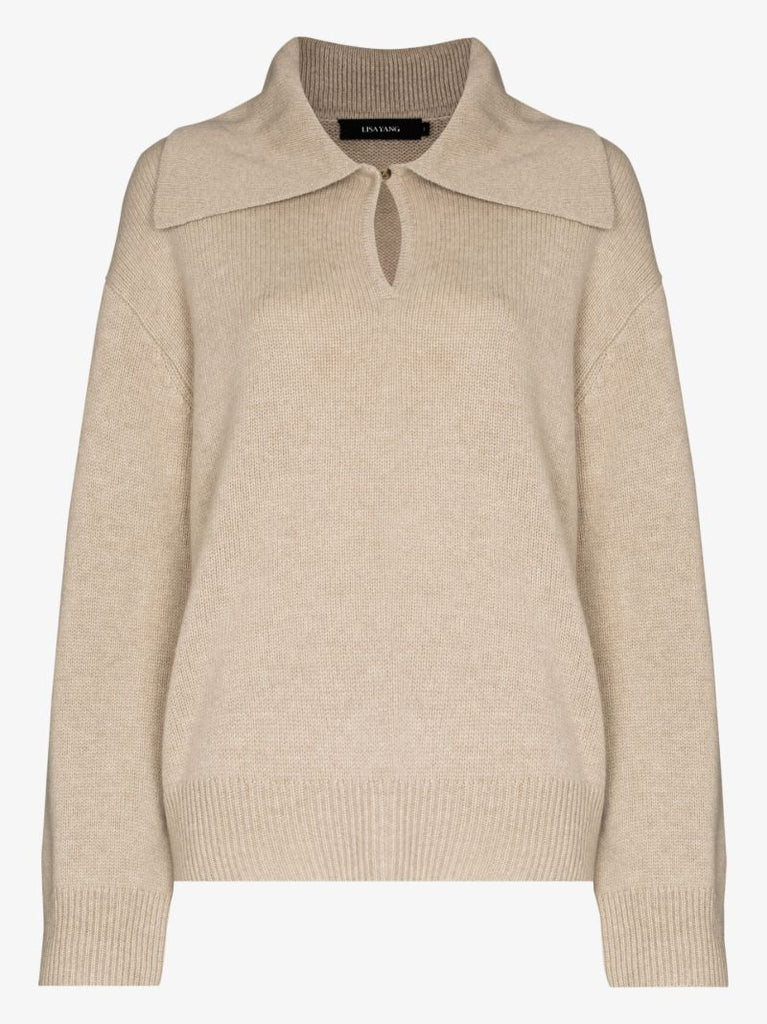 Dorothy Collared Cashmere Sweater