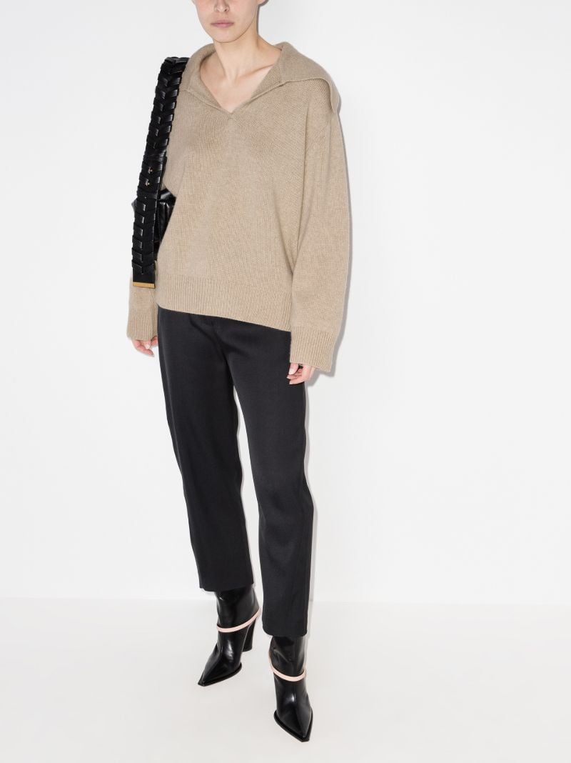 Dorothy Collared Cashmere Sweater
