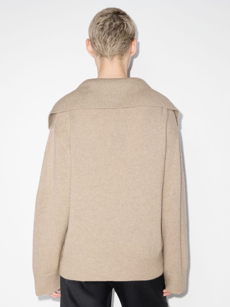 Dorothy Collared Cashmere Sweater