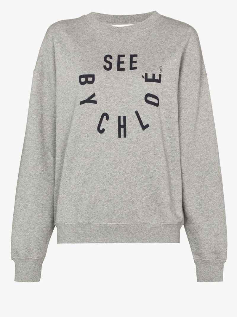 Logo Print Cotton Sweatshirt