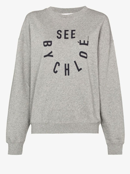 Logo Print Cotton Sweatshirt