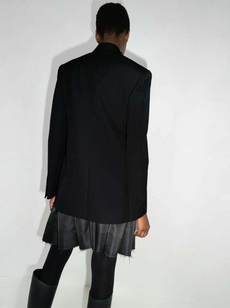 Hardware Fastening Wool Blazer