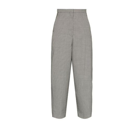 Cropped Houndstooth Trousers