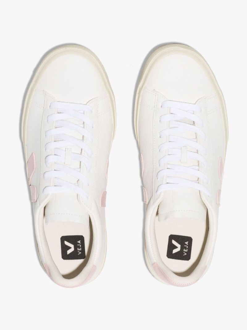 White Campo Leather Low-top Sneakers