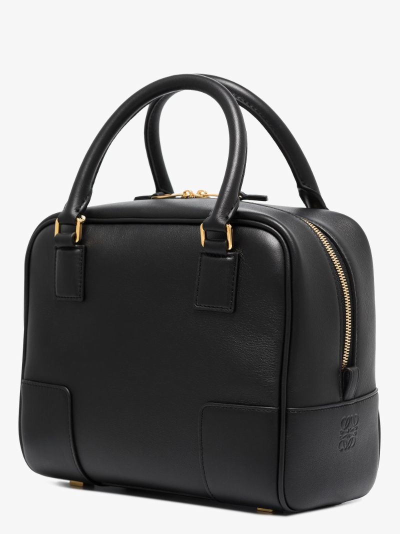 Black Amazona 19 Small Leather Top Handle Bag