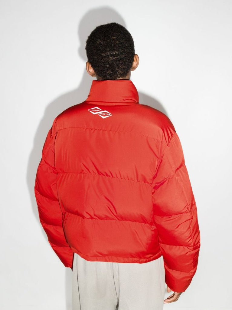 Logo Embroidered Puffer Jacket