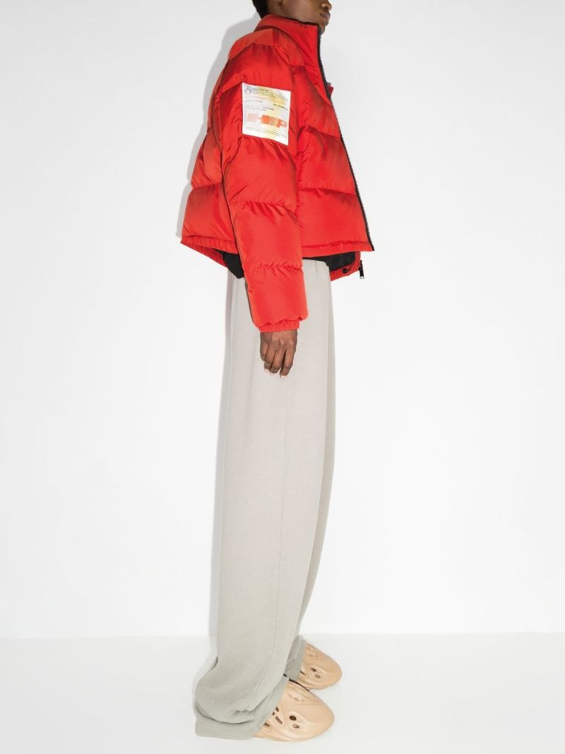 Logo Embroidered Puffer Jacket