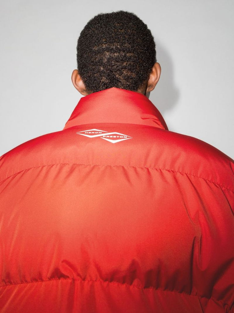 Logo Embroidered Puffer Jacket