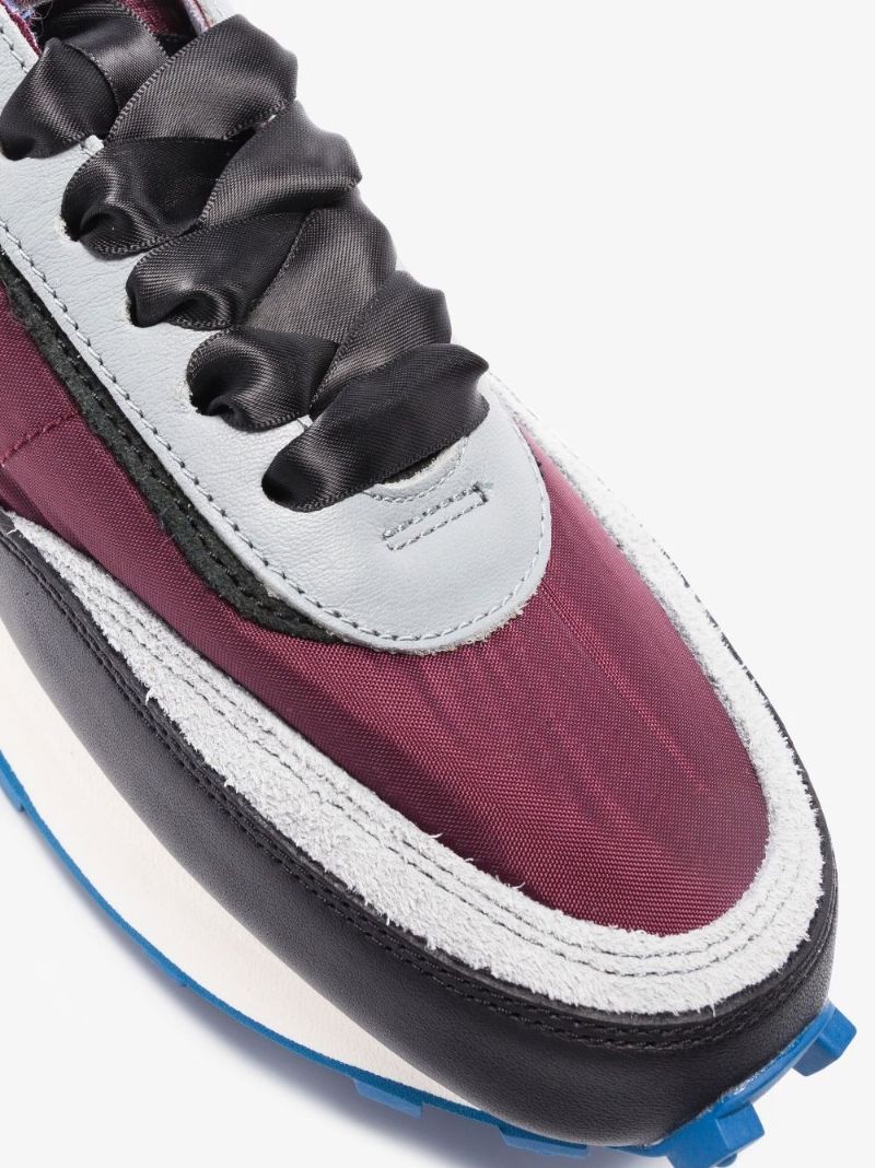 X Sacai X Undercover Red Ld Waffle Low-top Sneakers