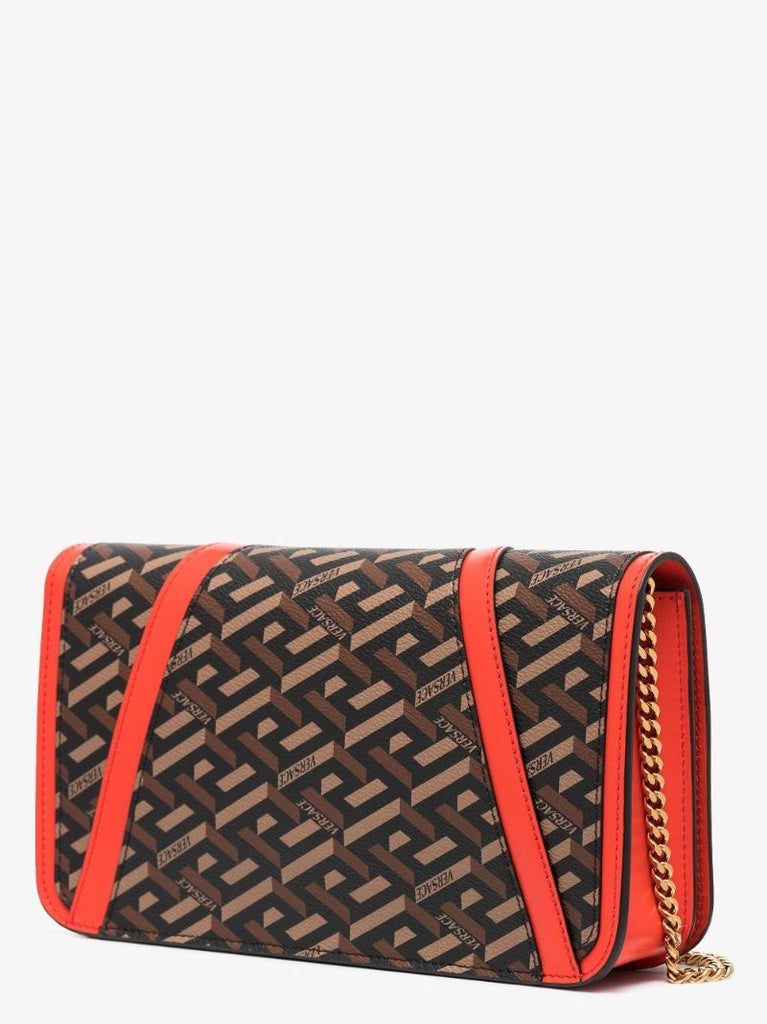 Red Virtus La Greca Shoulder Bag