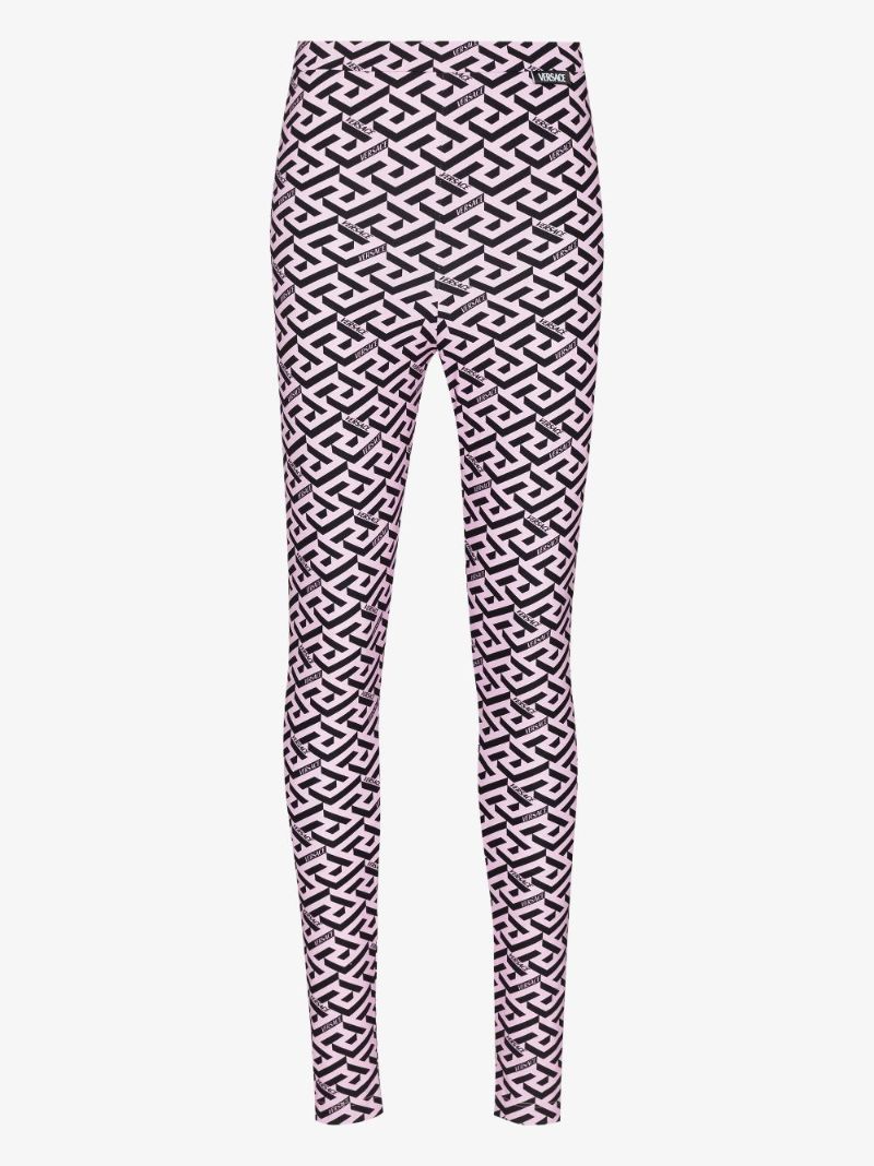 La Greca Print Leggings