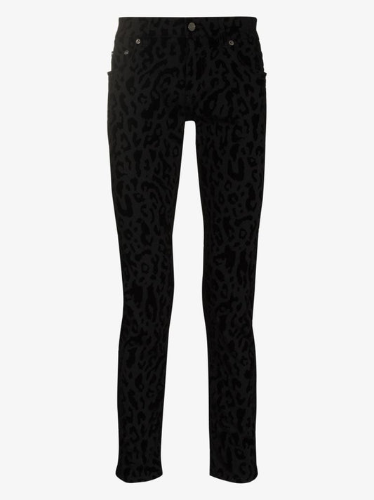 Animal Print Jeans