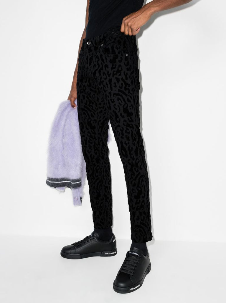 Animal Print Jeans