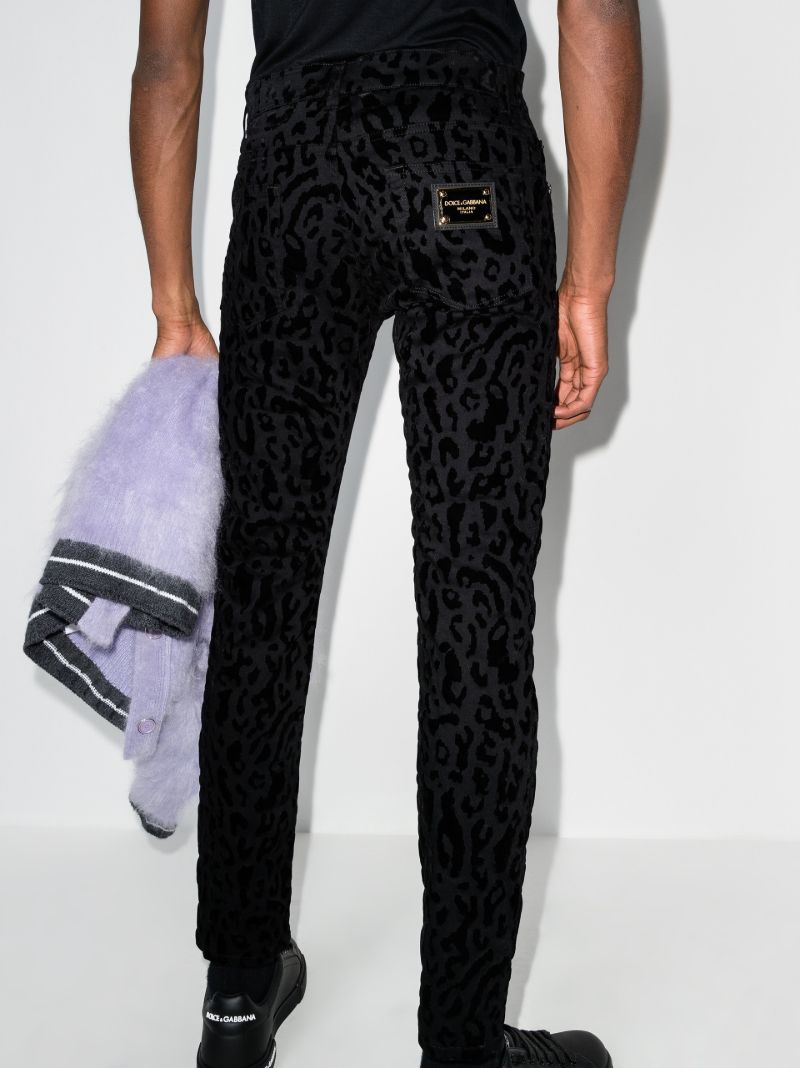 Animal Print Jeans