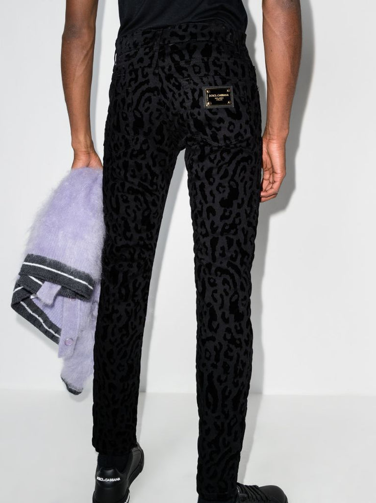 Animal Print Jeans