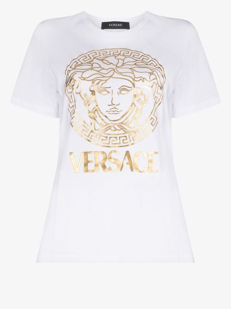 Medusa Print Cotton T-shirt